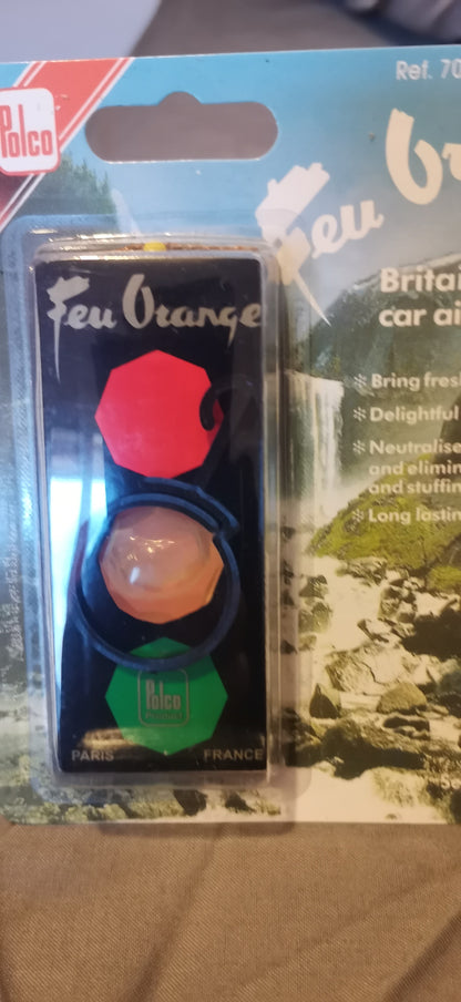 Feu Orange air freshener original POLCO DAMAGED No Liquid